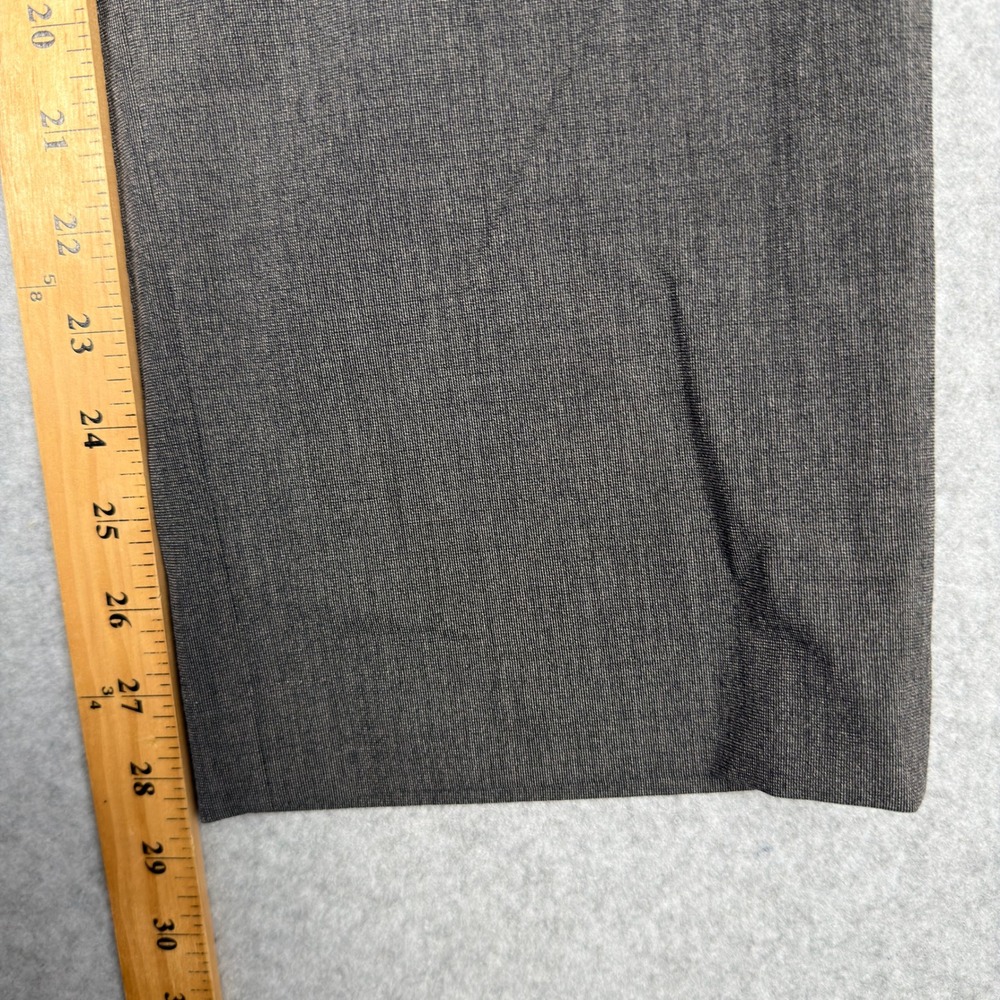Tommy Hilfiger Mens Dress Pants 38x30 Gray Flat Front Slacks Preppy Office - Picture 5 of 8